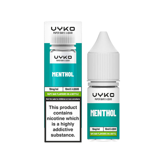 Menthol 10ml Nic Salt by VYKO Bar