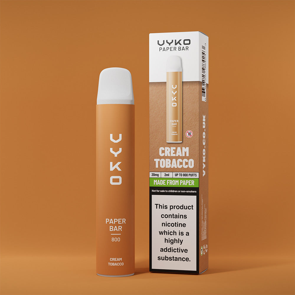 Vyko Paper Bar Cream Tobacco